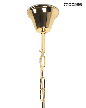 Pendul Luma 80x80x45 cm, Metal și Cristal Auriu - Moosee [3]