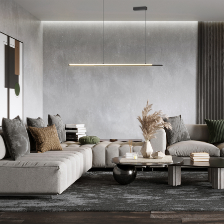 Pendul HALO Negru 4000k MOD005PL-L36BK Maytoni Modern [1]