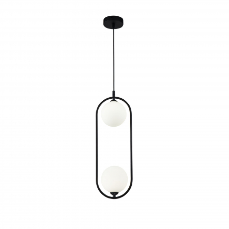 Lustre - Pendul Ring MOD013PL-02B, 2xG9, neagra, IP20, Maytoni