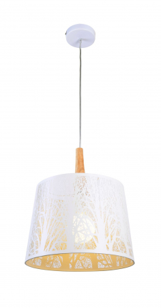 Lustre - Pendul Lantern MOD029-PL-01-W, 1xE27, alb, IP20, Maytoni