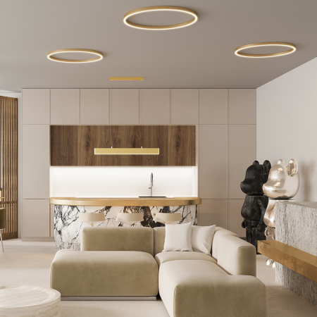 Lustra LED Rim MOD058PL-L100BS4K, 115W, 6900lm, lumina neutra, IP20, arama, Maytoni [1]