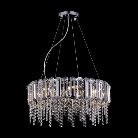 Lustra Hail MOD097PL-08CH, 8xE14, crom+transparenta, IP20, Maytoni [2]