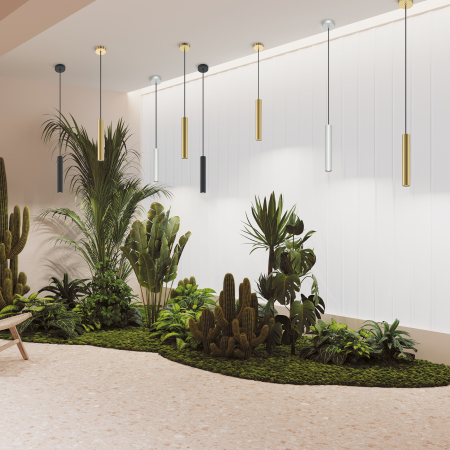 Pendul Pro Focus MOD161PL-L6BS4K1, 1xGU10, argintiu, IP20, Maytoni [1]