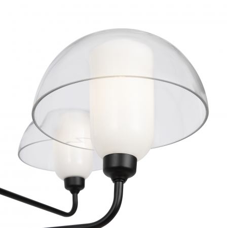 Lustra Memory MOD177PL-04B, 4xE14, neagra+alba, IP20, Maytoni [2]
