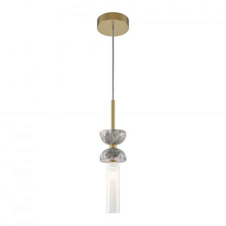 Produse - Pendul Kyoto MOD178PL-01GR, 1xG9, auriu+gri, IP20, Maytoni