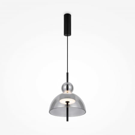 Promotii - Pendul LED Bangkok MOD185PL-L6B3K4, 12W, 1200lm, lumina calda, IP20, negru+fumuriu, Maytoni