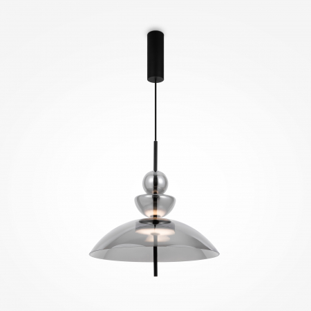 Produse - Pendul LED Bangkok MOD185PL-L6B3K6, 12W, 1200lm, lumina calda, IP20, negru+fumuriu, Maytoni