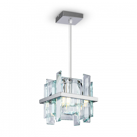Lustra Cerezo MOD201PL-01N, 1xE14, crom+transparenta, IP20, Maytoni [2]