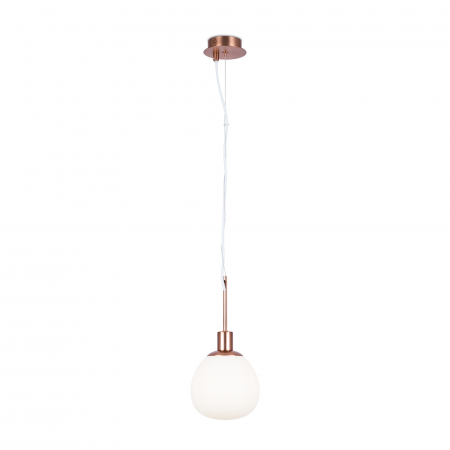 Lustre Living - Pendul Erich MOD221-PL-01-G, 1xE14, alb+auriu, IP20, Maytoni
