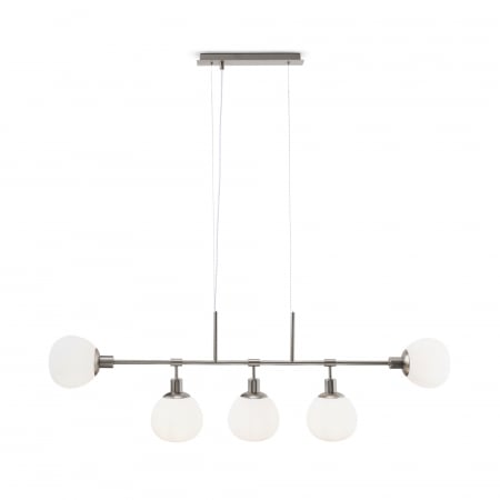 Lustre - Lustra Erich MOD221-PL-05-N, 5xE14, alba+nichel, IP20, Maytoni