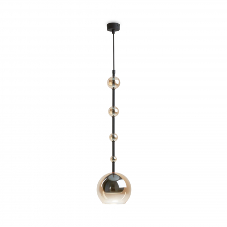 Pendule - Pendul Ros MOD227PL-01B1, 1xGU10, negru+auriu, IP20, Maytoni
