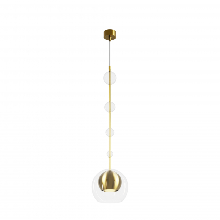 Pendul Ros MOD227PL-01BS, 1xGU10, auriu+transparent, IP20, Maytoni [1]