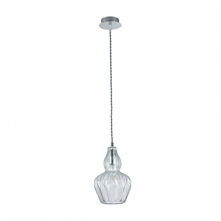 Pendul Eustoma MOD238-PL-01-TR, 1xE14, nichel+transparent, IP20, Maytoni [2]