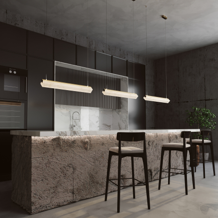 Lustra LED Petra MOD250PL-L36BSK, 35W, 2400lm, lumina calda, IP20, arama, Maytoni [1]