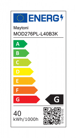 Lustra LED Motion MOD276PL-L40B3K, dimabila, 40W, 2000lm, lumina calda, IP20, neagra, Maytoni [3]