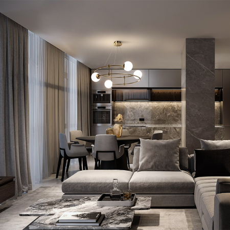 Lustra Balance MOD317PL-04G, 4xG9, aurie, IP20, Maytoni [1]