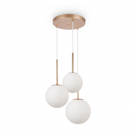 Lustre - Lustra Basic Form MOD321PL-03G1, 3xE14, alba+aurie, IP20, Maytoni