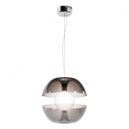 Produse - Pendul LED Rebel MOD322PL-L6B3K, 6W, 550lm, lumina calda, IP20, crom+fumurie, Maytoni