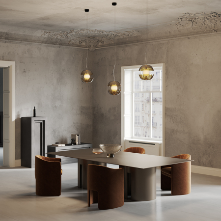 Pendul LED Rebel MOD322PL-L6G3K, 6W, 550lm, lumina calda, IP20, auriu, Maytoni [1]