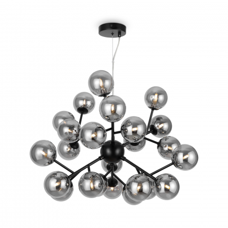 Produse - Lustra Dallas MOD545PL-24B, 24xG9, neagra+fumurie, IP20, Maytoni