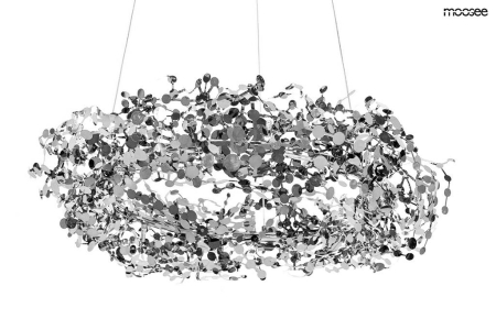 Produse - Pendul Monete 60x60x205 cm, Oțel Crom Argintiu Lucios - Moosee