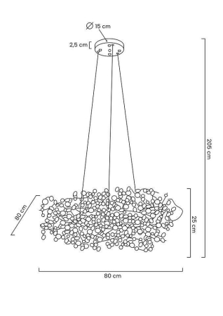 Pendul Monete 80x80x205 cm, Oțel Auriu - Moosee [10]