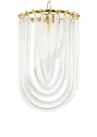 Pendule - Pendul Murano S 22x22x140 cm, Auriu - Moosee