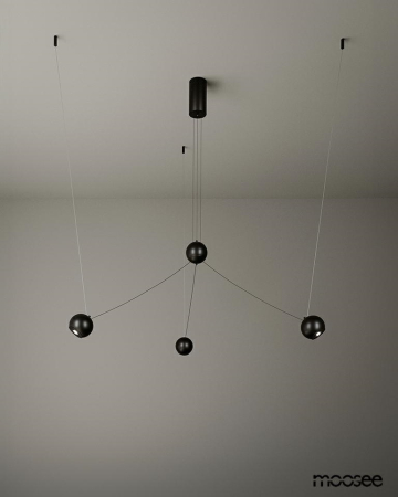 Pendul Octo 3 130x110x130 cm, Aluminiu Negru Mat - Moosee [6]