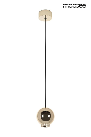 Pendul Ojo 12x12x245 cm, Oțel și Sticlă Auriu Lucios - Moosee [1]