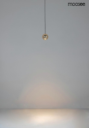 Pendul Ojo 12x12x245 cm, Oțel și Sticlă Auriu Lucios - Moosee [7]