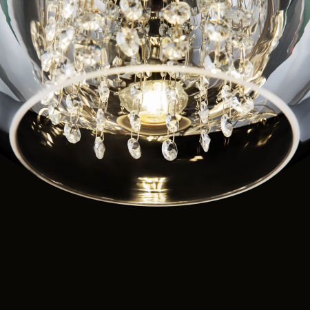 Pendul Fermi P140-PL-170-1-G, 1xE27, auriu+transparent, IP20, Maytoni [4]