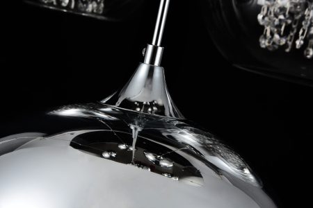 Lustra Fermi P140-PL-170-5-N, 5xE27, nichel+transparenta, IP20, Maytoni [5]