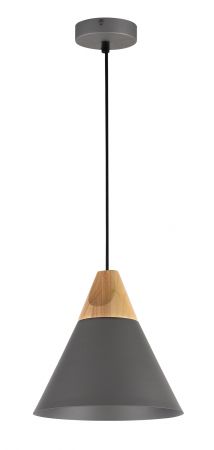 Pendul Bicones P359-PL-220-C, 1xE27, negru+gri, IP20, Maytoni [0]
