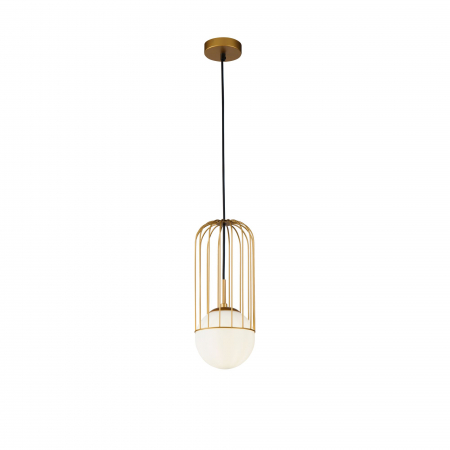 Lustre Living - Pendul Telford P362PL-01G, 1xE27, auriu+negru, IP20, Maytoni