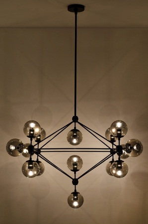 Pendul Planetario 15 142x142x173 cm, Negru Mat - Moosee [2]