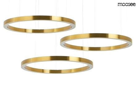 Produse - Pendul Ring 100 200x200x200 cm, Oțel Inoxidabil și Acrilic Auriu - Moosee