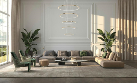 Pendul Ring Slim 100x100x202 cm, Auriu - Moosee [13]