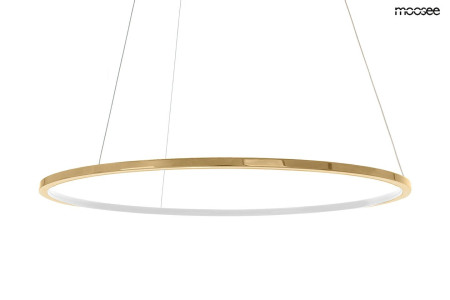 Produse - Pendul Ring Slim 120x120x192 cm, Oțel Auriu Lucios - Moosee