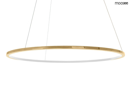 Produse - Pendul Ring Slim 150x150x192 cm, Oțel Auriu - Moosee