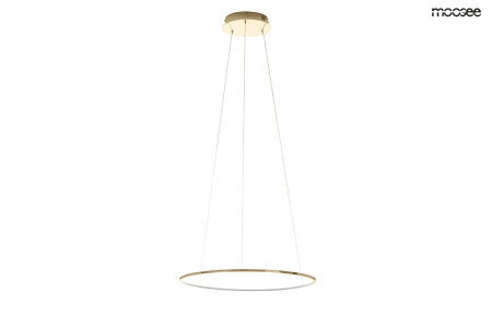 Pendul Ring Slim 40x40x192 cm, Oțel Auriu - Moosee [4]
