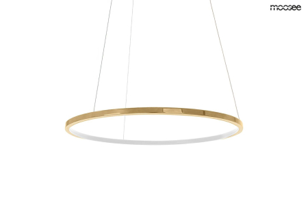 Produse - Pendul Ring Slim 40x40x192 cm, Oțel Auriu - Moosee