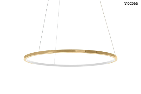 Produse - Pendul Ring Slim 60x60x192 cm, Oțel Auriu - Moosee