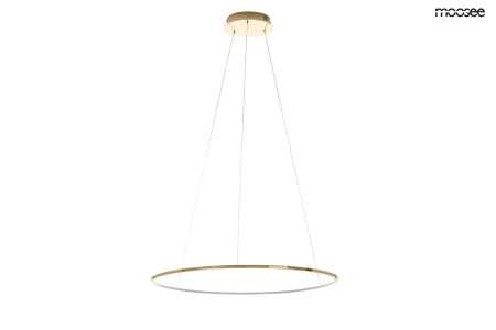 Pendul Ring Slim 60x60x192 cm, Oțel Auriu - Moosee [4]