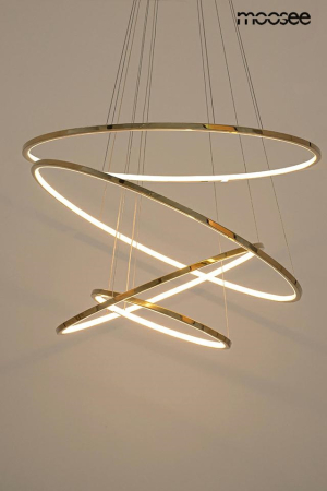 Pendul Ring Slim M 100x100x192 cm, Auriu - Moosee [9]
