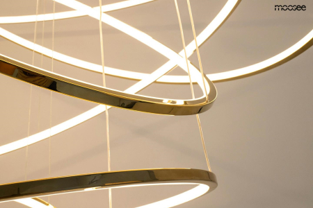 Pendul Ring Slim M 100x100x192 cm, Auriu - Moosee [10]