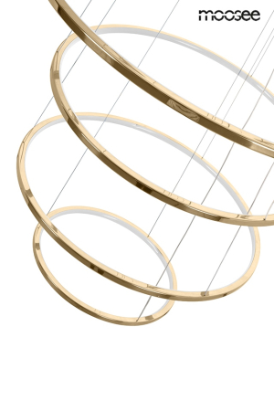 Pendul Ring Slim M 100x100x192 cm, Auriu - Moosee [2]