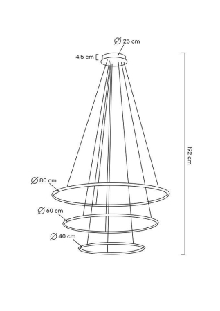 Pendul Ring Slim S 80x80x192 cm, Auriu Lucios - Moosee [10]