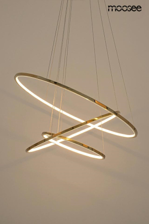 Pendul Ring Slim S 80x80x192 cm, Auriu Lucios - Moosee [8]