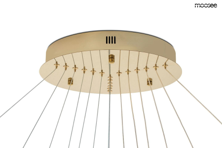 Pendul Ring Slim Xl 120x120x232 cm, Oțel Auriu Lucios - Moosee [7]