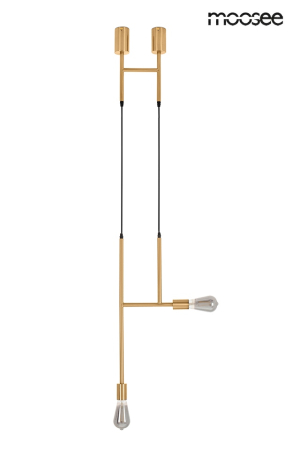 Pendul Riva 2 28x6x147 cm, Oțel Auriu - Moosee [2]
